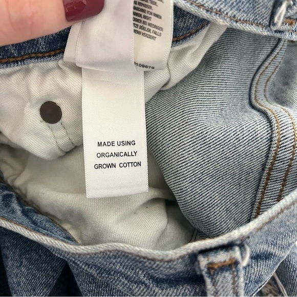 AGOLDE x REVOLVE High Rise Wilder Straight Leg Jeans in Whiplash - Picture 13 of 14